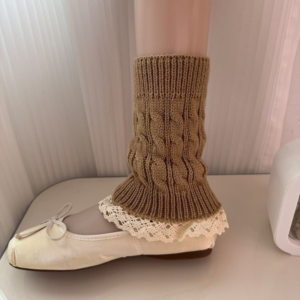 Penghangat Kaki Rajutan Vintag - Boot Sock Slouchy ulasan dan harga