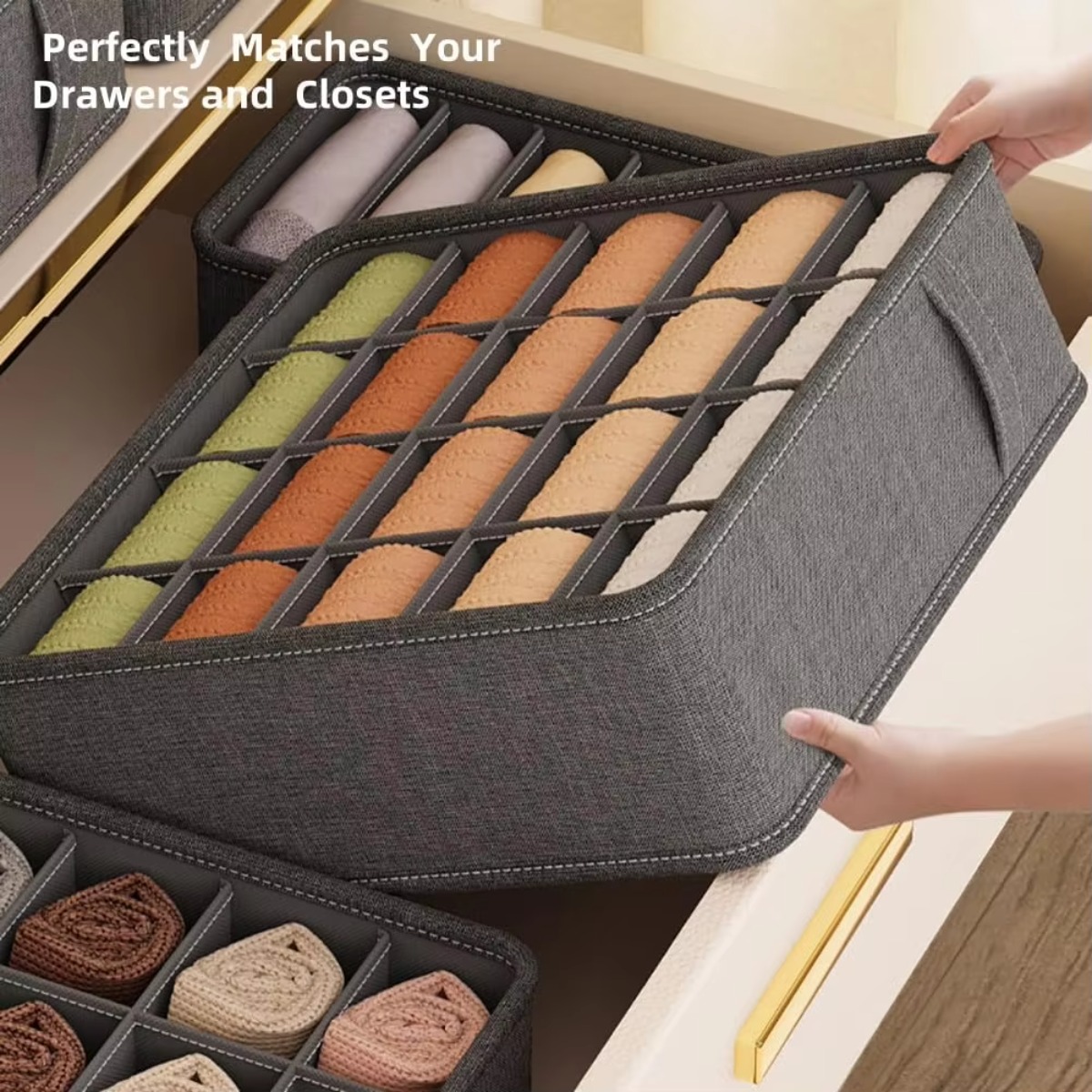 Kotak Penyimpanan Kain Lipat u - Sock Organizer Tray ulasan dan harga