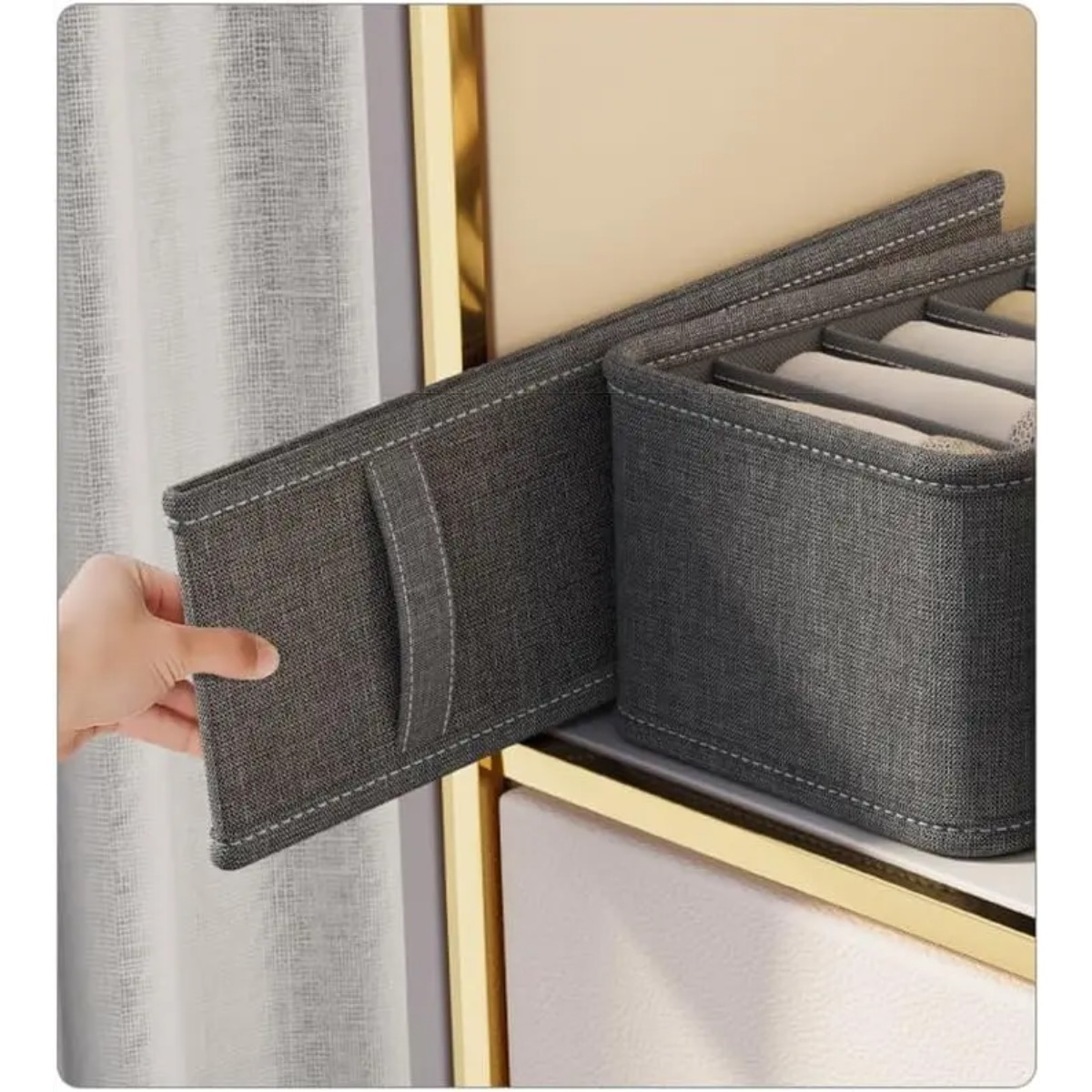 Kotak Penyimpanan Kain Lipat u - Sock Organizer Tray ulasan dan harga