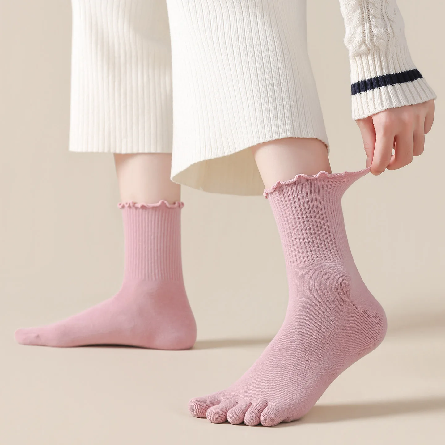 1/5 Pasang Kaus Kaki Wanita Mo - Toe Sock Split ulasan dan harga