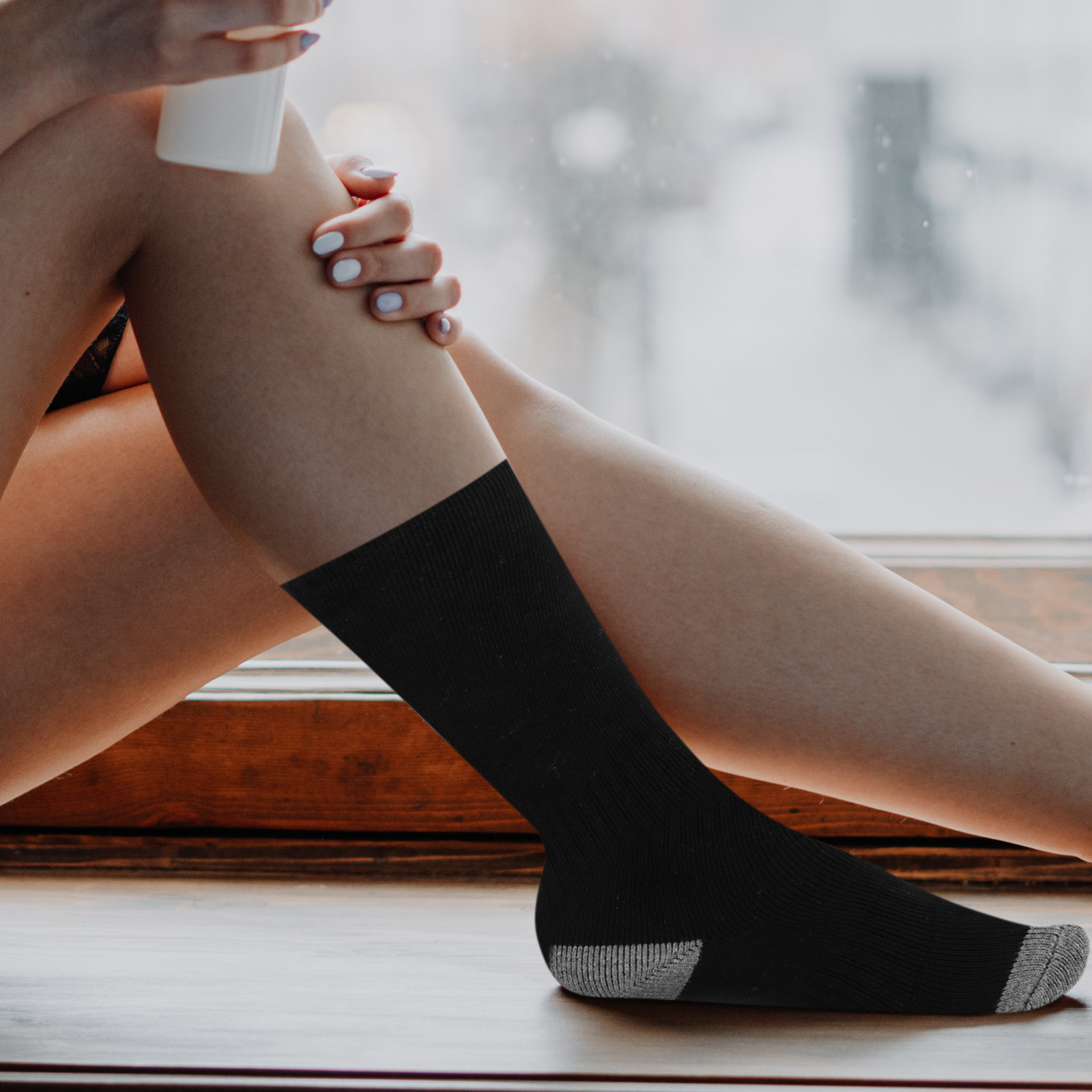 1 Set Kaus Kaki Penghangat Kak - Thermal Sock Winter ulasan dan harga