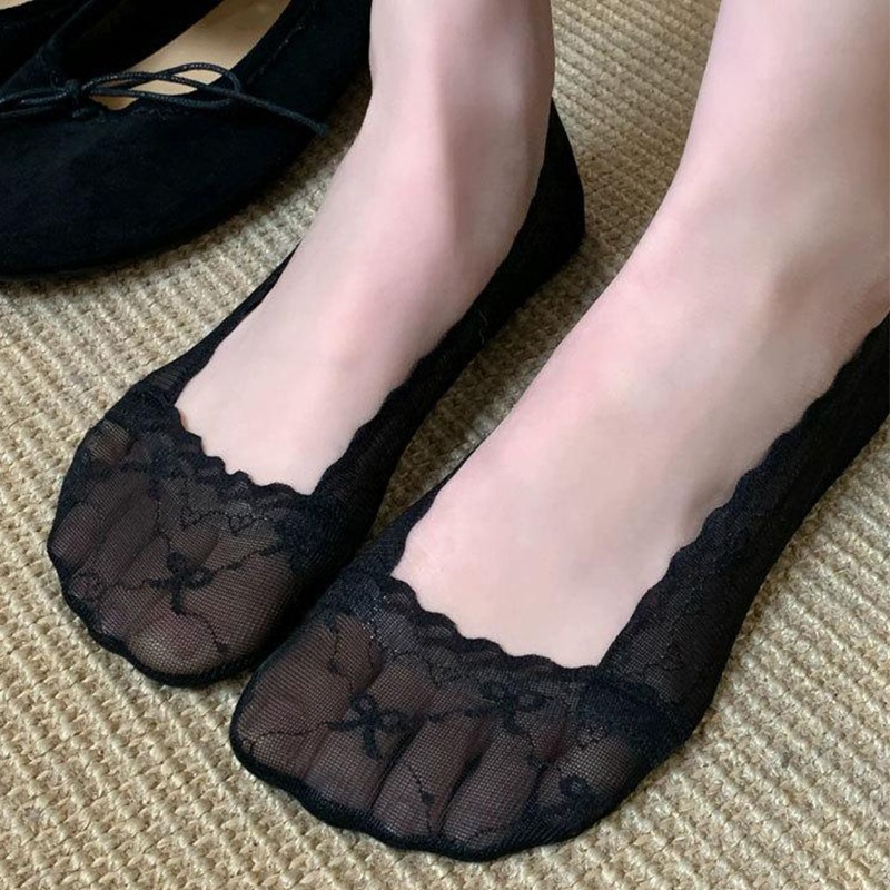 Kaos Kaki Pendek Wanita dengan - Invisibility Sock Loafer ulasan dan harga