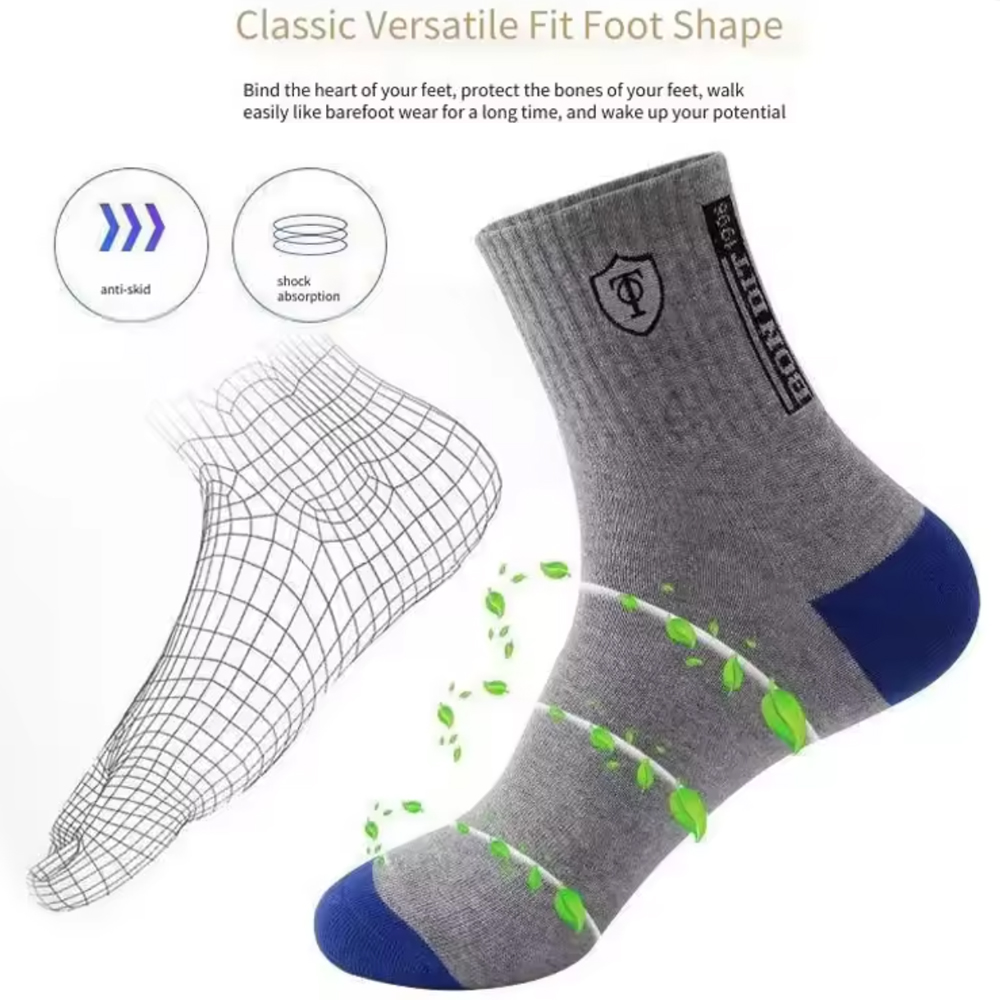 20 Pasang Kaus Kaki Termal Pre - Cotton Crew Sock Pack ulasan dan harga