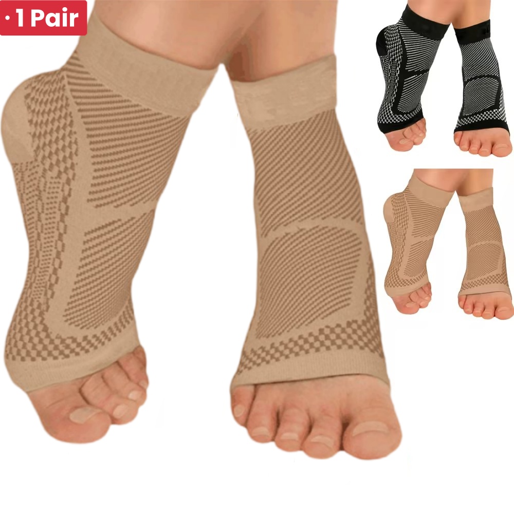 1 pasang kaus kaki penopang pe - Compression Sleeve Calf ulasan dan harga